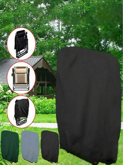 1 Stück Outdoor Klappstuhl Staubschutz, faltbarer tragbarer Liegestuhl Schutz, wasserdicht, UV-beständig, regenfest