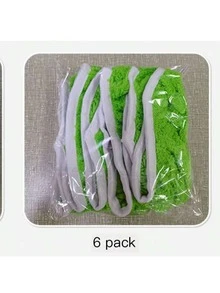 4pcs High Quality Reusable Mop Replacement Pads: Washable, Durable, Wet & Dry Use, High Absorbency, 2 Sizes