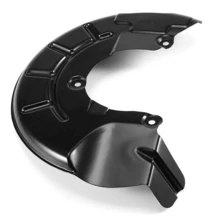 2x ANKERBLECH SPRITZBLECH FÜR VW POLO 9N 6R UP FABIA IBIZA VORNE LINKS + RECHTS - Schwarz - Übersicht 4