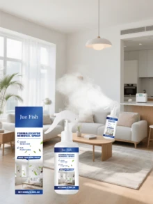 2pcs/Set Formaldehyde Removing Spray, Powerful Deodorizer, For New Homes, Offices, Freshens Air, Quickly Removes Formaldehyde, Decomposes Odors From Renovations, For Furniture, 24-Hour Continuous Formaldehyde Removal, Finds & Eliminates Formaldehyde Sources, 360° Whole-House Deodorizing For Cabinets, Walls, Wallpaper, Curtains, Sofas, Coffee Tables, Floors, Carpets, Bedding