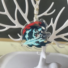 1 Stück 6cm Solo Leveling Acryl Schlüsselanhänger - Exquisiter, süßer Sung Jin-Woo/Hae-In Cha Anhänger, Rucksack & Schlüssel Dekoration für den täglichen Gebrauch, ideal als Halloween/Weihnachts- und Alltagsgeschenk für Fans - Verschiedenfarbig - Übersicht 9