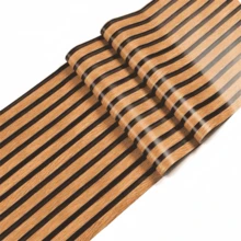 1 Roll Wood Wall Panel Peel And Stick, Brown Decorative Slat Room Decor Wallpaper For Home Decor Living Room, Self Adhesive Wall Covering Wood Panels For Cabinets,Boho Home Decor 17.71in X 39.37/118/196.85 - Multicolor - View 9