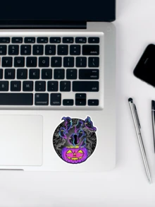Pumpkin Soul Spawn - Funny Cute Halloween Sticker For All Types Of Surfaces|Cute Stickers For Laptop,Water Bottle - Multicolor - View 5