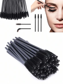 50pcs/Pack Disposable Eyebrow Brushes, Makeup Tools