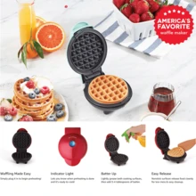 1 Piece Small Round Breakfast Waffle Maker