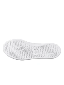 Adidas Giày thể thao Stan Smith Series Unisex, thường ngày, đi làm, nhẹ, thoáng khí, đệm êm ái, dễ vệ sinh, chống trượt, logo cổ thấp, đa năng, đường phố, màu trắng, xanh lá cây, FX5502 - Trắng/Lõi Trắng/Xanh lá cây - Xem 5