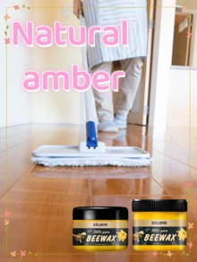 40g/80g Cera de abeja natural para pulir muebles, revestimiento protector impermeable, limpia y nutre los muebles de madera, requiere 15 horas de tiempo de absorción para una penetración profunda