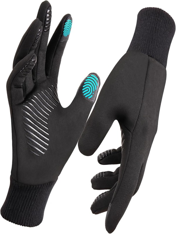 Guantes de invierno para hombres, guantes táctiles para ciclismo y senderismo en clima frío