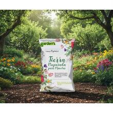 Tierra Preparada para Macetas Garden's 2.5 kg – Sustrato Orgánico para Plantas, Jardineras, Huertos, Interior y Exterior, Jardin, cesped - Negro - Ver 4
