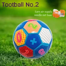 Kolorowa, numerowana piłka nożna w rozmiarze 2, odpowiednia dla uczniów uprawiających sporty na świeżym powietrzu