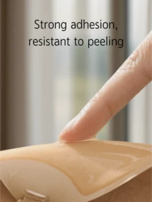 2 حمالة صدر لاصقة من السيليكون | حمالة صدر بدون أشرطة غير مرئية مع رفع للنساء | ضروري لفستان بدون ظهر - غطاء حلمة لاصق مع دعم رفع