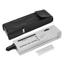 Tester With LED Temperature Display And Color Hot Zone - Precise Gemstone Identification Tool, Jewelry Testing Pen, Upgraded Version, More Accurate Diamond Testing Tool, Battery Powered (Excluding AA Batteries) - Silver - View 2