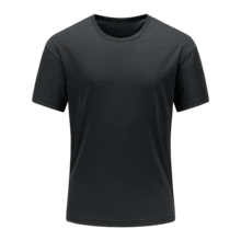 Custom Personalized T-Shirt, Men's Sport T-Shirt, Breathable, Christmas Gift, - Add Pictures (Girlfriend, Wife) To Design Your Own Personalized Printed T-Shirt - Black - View 3