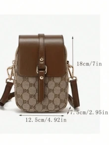 2026 New Women'S Mobile Phone Bag - Multi-Layer, Practical, Niche, Versatile, Large Capacity Small Bag, Ladies' Fashionable, Lightweight Shoulder Bag/ Single Shoulder Bag/ Crossbody Bag - Màu Khaki - Xem 3