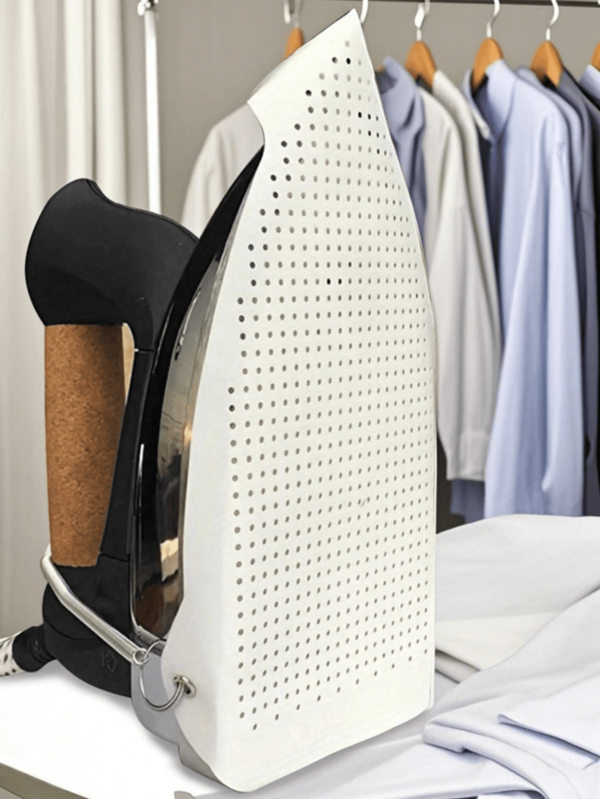 1 pieza Cubierta protectora de hierro premium - Protector de plancha de vapor de fácil instalación para todo tipo de telas