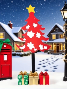 Christmas Exclusive Premium Ground Stake, Cross-Border Supply Reindeer/Christmas Tree