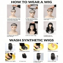 70s 80s Disco Wigs Synthetic Costume Wigs Mullet Wigs For Men Disco Singer Rocker Hippie Costume Cosplay Party Halloween Wigs - Multicolor - View 9