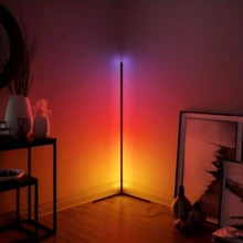Corner Floor Lamp Smart RGB-IC LED Corner Lamp With App And Remote Control 16 Million Colors & 68+ Scene, Music Sync, Timer Setting - Ideal For Living Rooms, Bedrooms, And Gaming Rooms - RGBIC Dream Color - View 14
