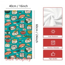 2/4 Pcs Set, Dish Towels, Patterned Printed Towels, Super Absorbent Microfiber Modern Cloths, Cooking And Baking Tea Towels, Dish Cloths, Cleaning Towels, Hand Towels, Super Soft And Highly Absorbent, Kitchen Decor, Gifts For Neighbors, Gifts For Mom, Birthday Gifts, Housewarming Gifts For Friends, Kitchen Essentials, Daily Necessities - Multicolor - View 5