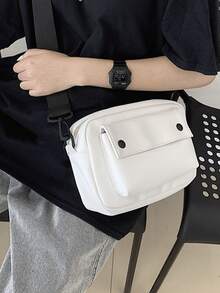 男士 PU 单肩包、胸包、零钱包、斜挎包 冬季假期手提包 休闲包 沙滩包 健身包 黑色包 徒步旅行 大容量 多功能 便携式度假腰包 圣诞礼物 情人节 复古情人节 节日必备品 斜挎包 贴纸包 返校情人节礼物 复古男士礼品包 斜挎包 春季复古包 学校用品 - 彩色 - 查看 11