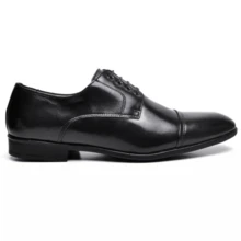 Formal Shoes And Casual Ankle Boots All In Genuine Noble Leather Rubber Sole Super Kit With 3 Pairs Plus Double-Sided Synthetic Belt In Black And Coffee - 黑色 - 查看 6