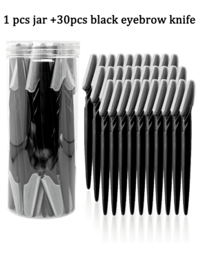 Zestaw 30/12/6/3/1 szt. Czarny zestaw do pielęgnacji brwi i maszynki do golenia, trymer do brwi i maszynka do golenia, peelingujące narzędzie do dermaplaningu, trymer do usuwania włosów z ciała i zestaw maszynek do twarzy i brwi, długie ostrze z precyzyjną osłoną, narzędzia do modelowania brwi dla kobiet, odpowiednie do użytku w podróży, makijaż, tanie, wystrój pokoju, toaletka, podróż, sypialnia, akcesoria do makijażu, maszynka do brwi, tanie, prezenty świąteczne, makijaż, narzędzia do makijażu, tanie rzeczy, prezenty, prezenty dla kobiet, prezenty świąteczne