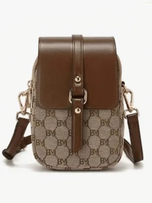 2026 New Women'S Mobile Phone Bag - Multi-Layer, Practical, Niche, Versatile, Large Capacity Small Bag, Ladies' Fashionable, Lightweight Shoulder Bag/ Single Shoulder Bag/ Crossbody Bag - Màu Khaki - Xem 4