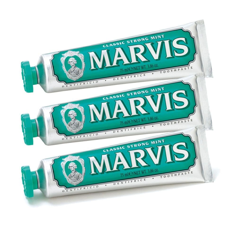 Marvis - Classic Strong Mint Toothpaste Bundle (3 X 85ml) - 綠色 - 查看 1