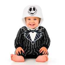 Mameluco con gorro bordado sin pie Disney - Blanco y Negro - Ver 3