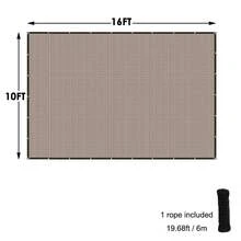 Sun Shade Cloth Privacy Screen With Grommets Balcony Fence Patio Garden Pergola, Pergola Cover Canopy Sun Shelter - 棕色 - 查看 11