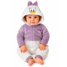 Mameluco con gorro bordado sin pie Disney - Morado Violeta - Ver 5