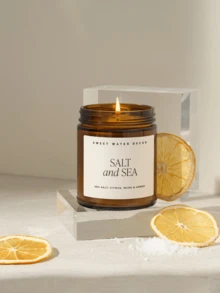 1pc Glass Jar Scented Candle, Autumn Winter Home Decor, Photography Prop, Perfect For Yoga, Camping Essential For Outdoor Lovers, Ideal Birthday, Valentine's, Halloween & Christmas Gift"