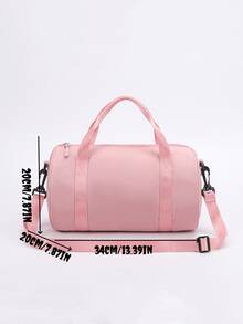 قطعة واحدة من حقيبة الرقص المخصصة ذات الشكل الأسطواني، باللون الوردي أو الأحمر الوردي، مطبوع عليها ظلال الراقصين، مصممة لتعلم الرقص والتدريب، بتصميم بسيط وموضوع الرقص. مطبوع عليه اسمك الخاص، حقيبة رياضية للرقص اللاتيني، مصنوعة من خامات مقاومة للماء للسفر والاستعمال اليومي، سعة كبيرة لصالة الألعاب الرياضية، مناسبة لحمل فوق الكتف أو كحقيبة رياضية، هدية مناسبة للعائلة والأصدقاء