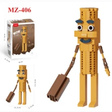 Tungtungtun Sahur, Bloques de construcción de madera Shanhaijing de IA, Bombardiro Crocodilo, Shimpanzinni Bananini, Regalo de Navidad, Decoración de fiesta de Navidad - Multicolor - Ver 20