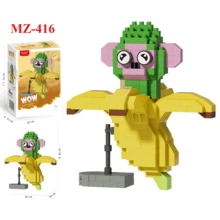 Tungtungtun Sahur, Bloques de construcción de madera Shanhaijing de IA, Bombardiro Crocodilo, Shimpanzinni Bananini, Regalo de Navidad, Decoración de fiesta de Navidad - Multicolor - Ver 23