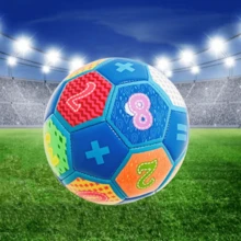 Kolorowa, numerowana piłka nożna w rozmiarze 2, odpowiednia dla uczniów uprawiających sporty na świeżym powietrzu