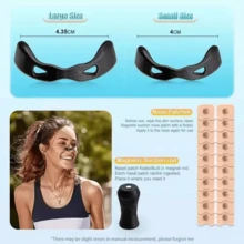 60pcs/Set Magnetic Nose Strips, 4pcs Nose Clips And 1pc Magnetic Nose Expander, External Strips, Inhalable Strips, Magnetic Strips And Nose Expander Set, Unisex, Suitable For Sports, Home, Travel And Business Trips. An Ideal Gift For Family, Friends And Loved Ones. - 彩色 - 查看 5