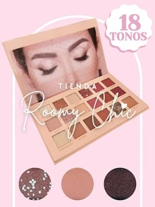 ROOMY CHIC Paleta De Sombras New Nude 18 Tonos Nude Con Espejo Maquillaje Ojos Paleta De Sombras De Ojos Incluye Tonos Sombras Ojos Mate Sombras Ojos Glitter Sombras Ojos Destellos 1 Pieza Paleta De Sombras De Ojos De 20 Colores Tonos Tierra Con Acabados Mate Brillantes Iluminadores Y Brillantes De Larga Duración Y Portátil Multi Funcional Maquillaje OJOS Paletas de Sombras de Ojos - Nude Obsessions - Ver 1