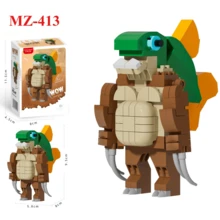 Tungtungtun Sahur, Bloques de construcción de madera Shanhaijing de IA, Bombardiro Crocodilo, Shimpanzinni Bananini, Regalo de Navidad, Decoración de fiesta de Navidad - Multicolor - Ver 19