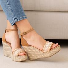 Women's Casual Wedge Sandals Holiday 2026 - Lạc đà - Xem 1