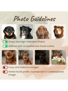 1 Pc Custom Dog Tag Pendant Necklace With Pet Photo, Stainless Steel Memorial Jewelry, School Supplies, Back To School, School Gifts, Office, School, Classroom, Teacher Gift, College, Coworker, Dorm, Teacher, Boys And Girls, Teens - Pet Line Necklace - View 6