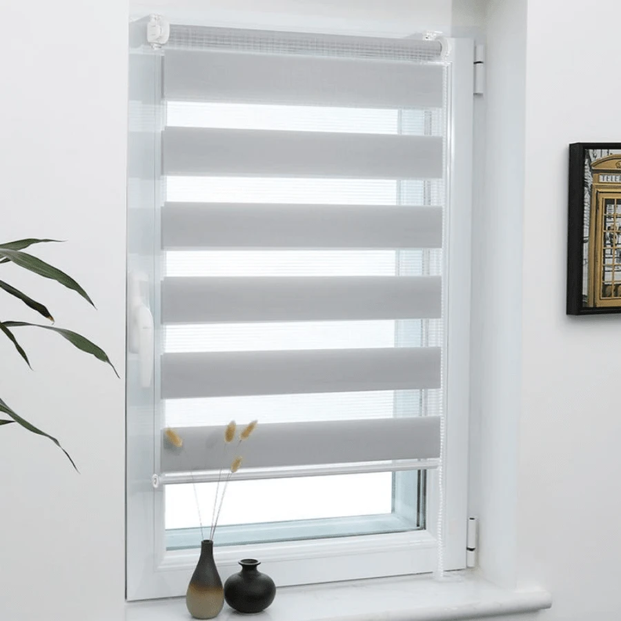 Roller Blinds - 淺灰色 - 查看 1