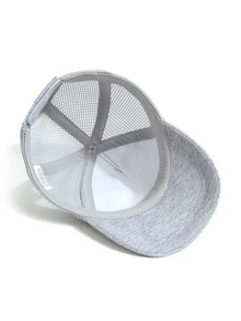 قبعة بيسبول قابلة للتخصيص بشعار نص للأطفال الأولاد والبنات، لون أحادي، قبعة واقية من الشمس للخارج، تنفس وحماية من الأشعة فوق البنفسجية - متعدد الألوان - مشاهدة 10