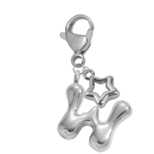 可爱毛球包包挂饰 - 搭配镂空星星配件、闪亮A-Z字母、闪亮合金包包/背包挂饰 - 生日和特殊场合的完美礼物，可作耳机挂饰、钥匙扣、包包/背包挂饰、汽车挂饰，送给女性和女孩的礼物，钱包和手提包配件。母亲节礼物，情人节礼物。 - 彩色 - 查看 12