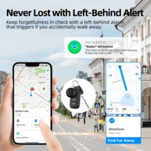 Rastreador Bluetooth inteligente para Android, localizador de itens certificado, rastreador de bagagem, localizador de itens, rastreador inteligente funciona com o aplicativo "Encontre meu dispositivo" (não compatível com iOS e), adequado para rastreamento de carteira, bagagem, animais de estimação, carro e itens valiosos