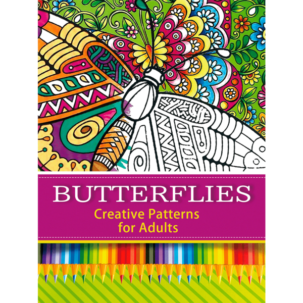 PAPILLONS Motifs créatifs de Coco pour adultes : Livre de coloriage pour adultes et adolescents avec des personnages d'animaux super mignons et des designs simples et faciles pour la détente. Format papier A4 audacieux et facile.