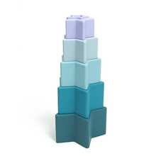 1 Set Stacking Cups, Baby Early Education Cognitive Puzzle Toys, Pentagram Shape, Suitable For Bathroom, Beach And Pool. Random Color. School, Student, Stationery, School Supplies, Halloween Decoration, Newborn Toys, Educational Learning, 18 Months Toys, Children's Pool, Bath Toys, Baby Tethers, Tummy Time, Preschool Toys
