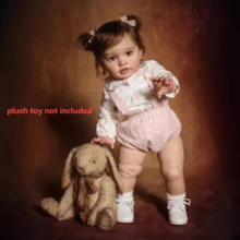 NPK 26 Inch Pippa Fully Dressed Reborn Doll, Oversized Infant Size, Lifelike Soft Touch 3D Skin Art Doll For Girls - Cloth Body - View 3