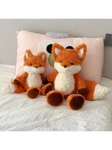 A Soft And Fluffy Red Fox Plush Doll, Suitable For Children Of All Ages. This Doll Is Durable, Fun, And Highly Interactive, Featuring A Fluffy Orange And White Patterned Design With Black Eyes. It Is The Perfect Choice For Play And Relaxation. It Is An Essential Doll For Children And An Indispensable Doll Accessory. This Doll Is Durable And Highly Interactive.