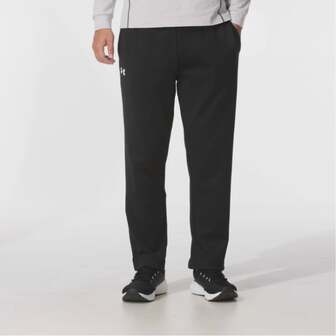 Under Armour Pantaloni drepți de alergare din fleece pentru bărbați, pentru fitness, antrenament
